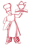 drawing of chef